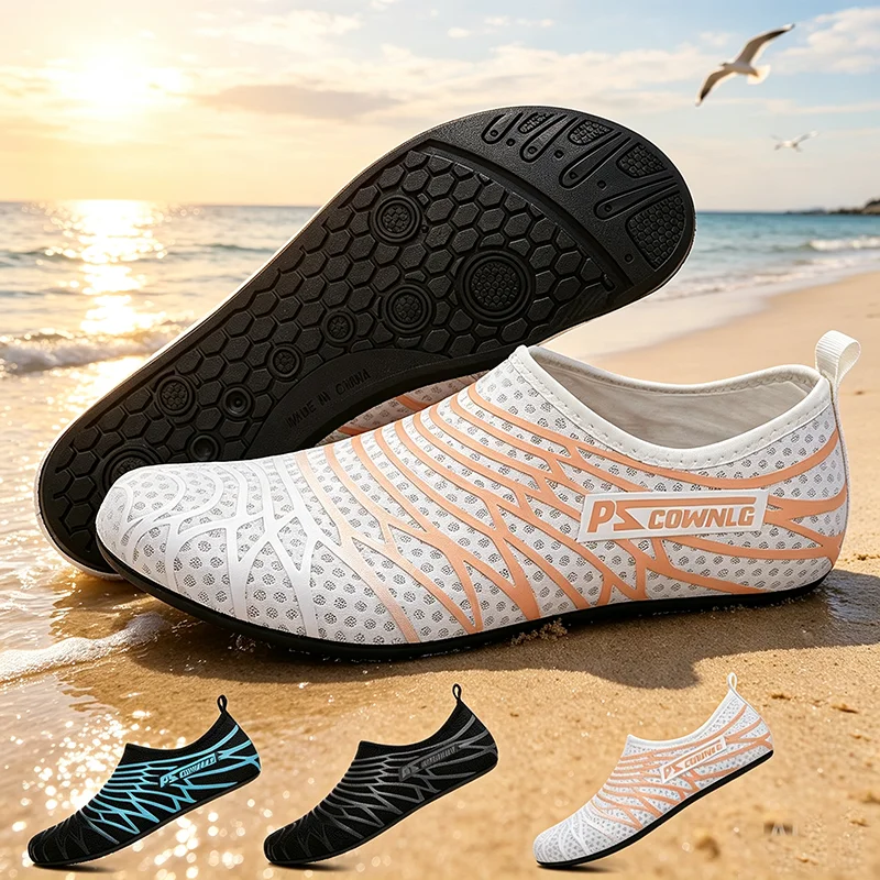 Outdoor Diving Socks Quick Drying Anti-Cut Anti-Slip Bottom Beach Yoga Socks Shoes Surfing Water Shoes for Men And Women Aqua sh