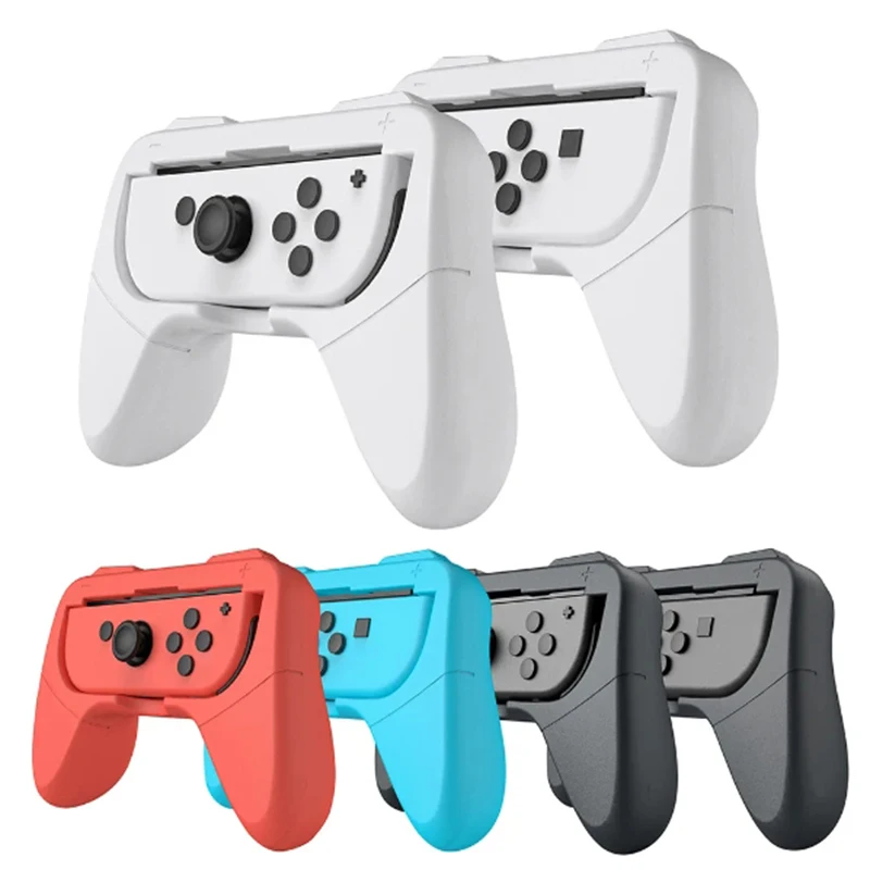 2PCS Plastic Hand Grips For NS Switch OLED Controllers Game Accessories For Switch Handheld Joystick Remote Control