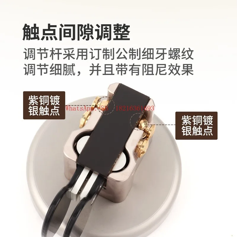 NEW  CW Transmission Short Paddle Dual Paddle Automatic Magnetic Key 3.5mm Interface for Shortwave Radio