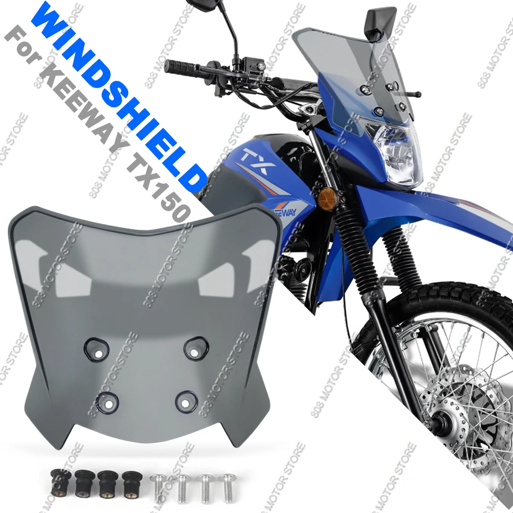 For Keeway TX150 Motorcycle Universal Windscreen Windshield Covers Screen