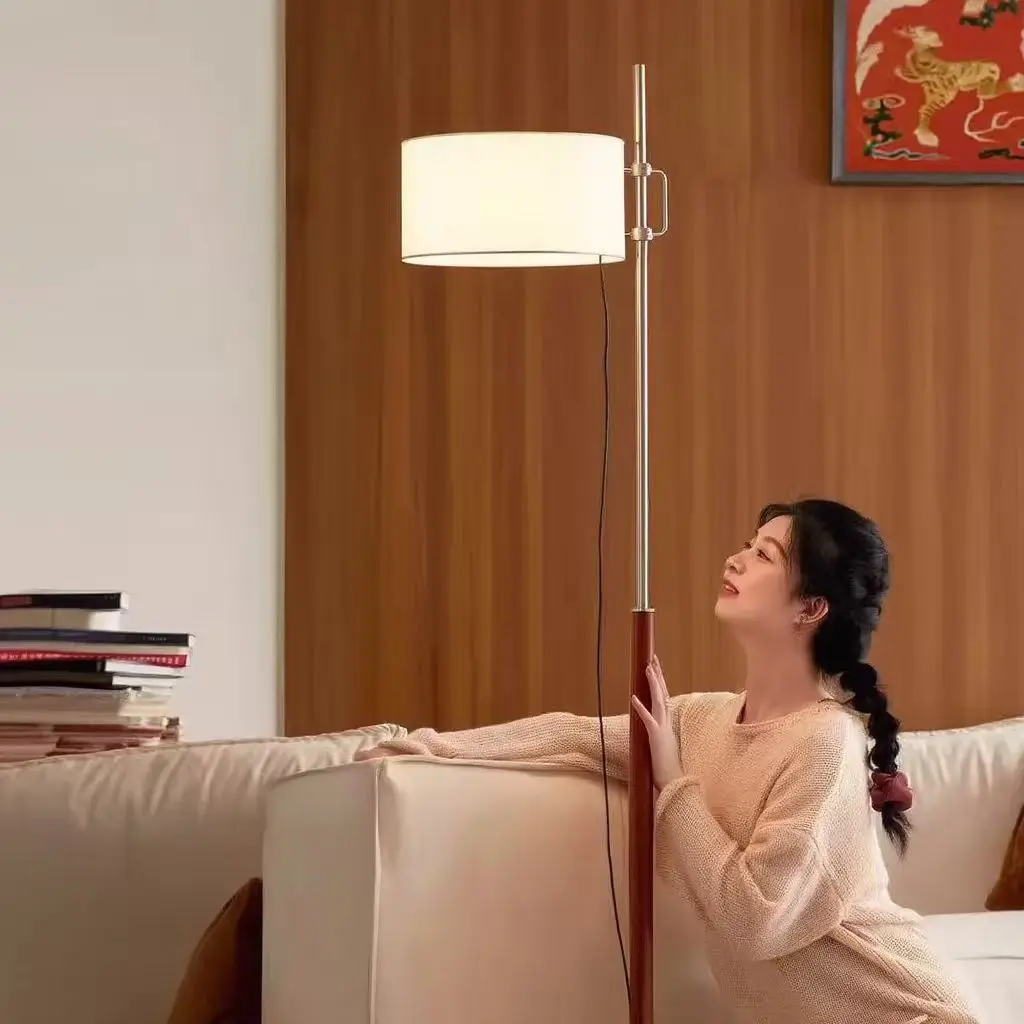 Modern Minimalist Decorative Style Bauhaus Standing Light Adjustable Vintage Floor Lamp for Living