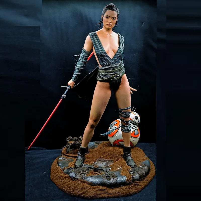 LinDeekin D255 مجموعات جراج ثلاثية الأبعاد مخصصة غير مطلية نماذج GK راتينج أبيض أحجية الصور المقطوعة المفككة لنماذج الشخصيات