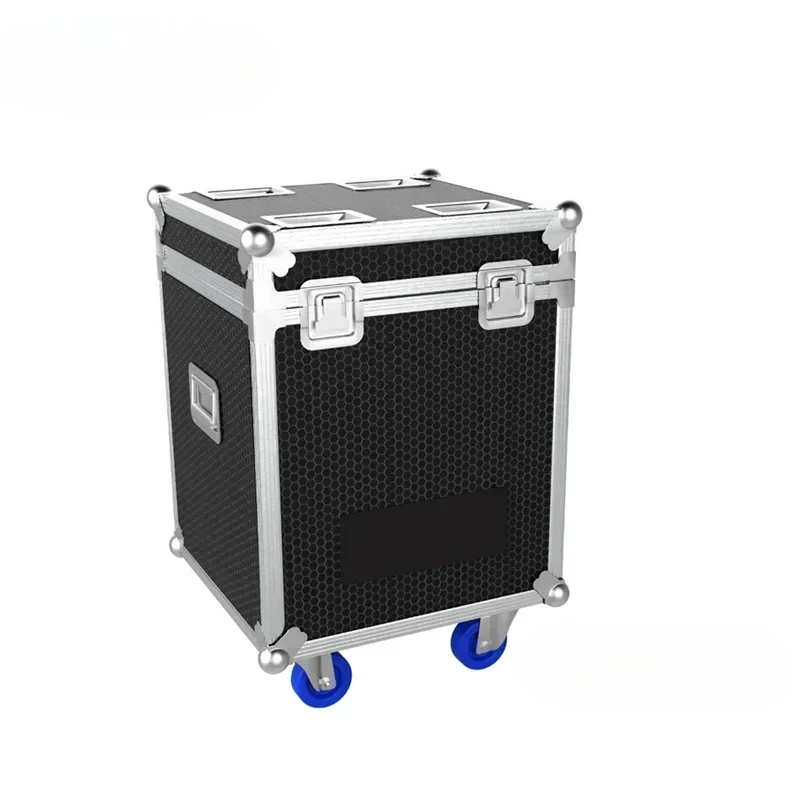 Flight Case Aluminum Transport Road Cases Travel Case for Dance Audio Fitness Equipment with 4 Wheels Portable Cases