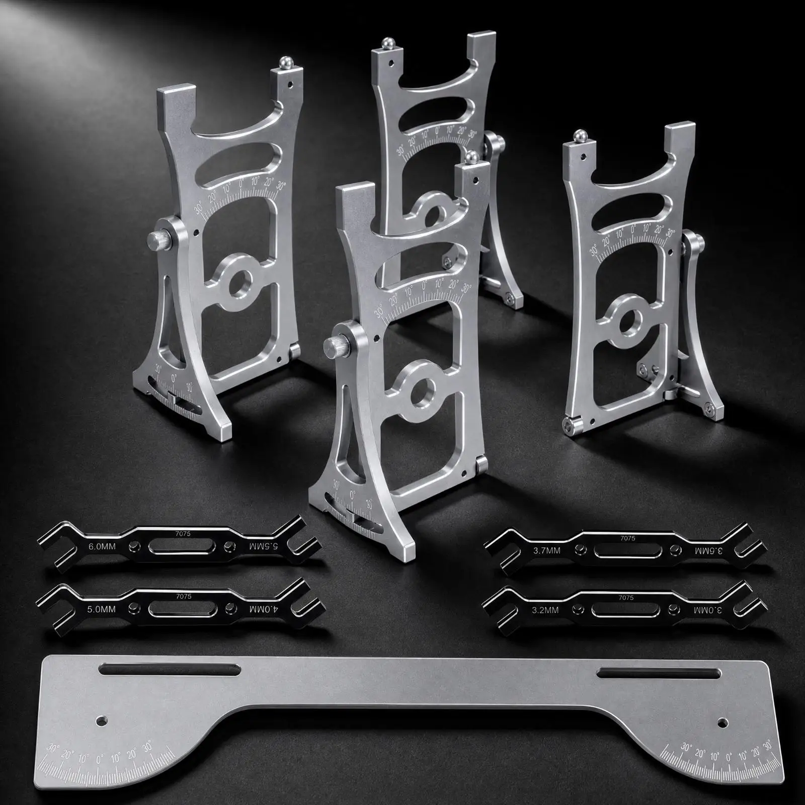 Tool Adjustable RC Model Vehicle Wheel Alignment Gauge Robust for Race Track - view 5