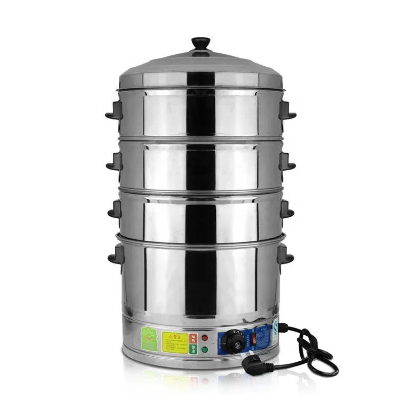 Cooking Pot Lager Capacity Industrial Electric Commercial Steamer Pot for Restaurant