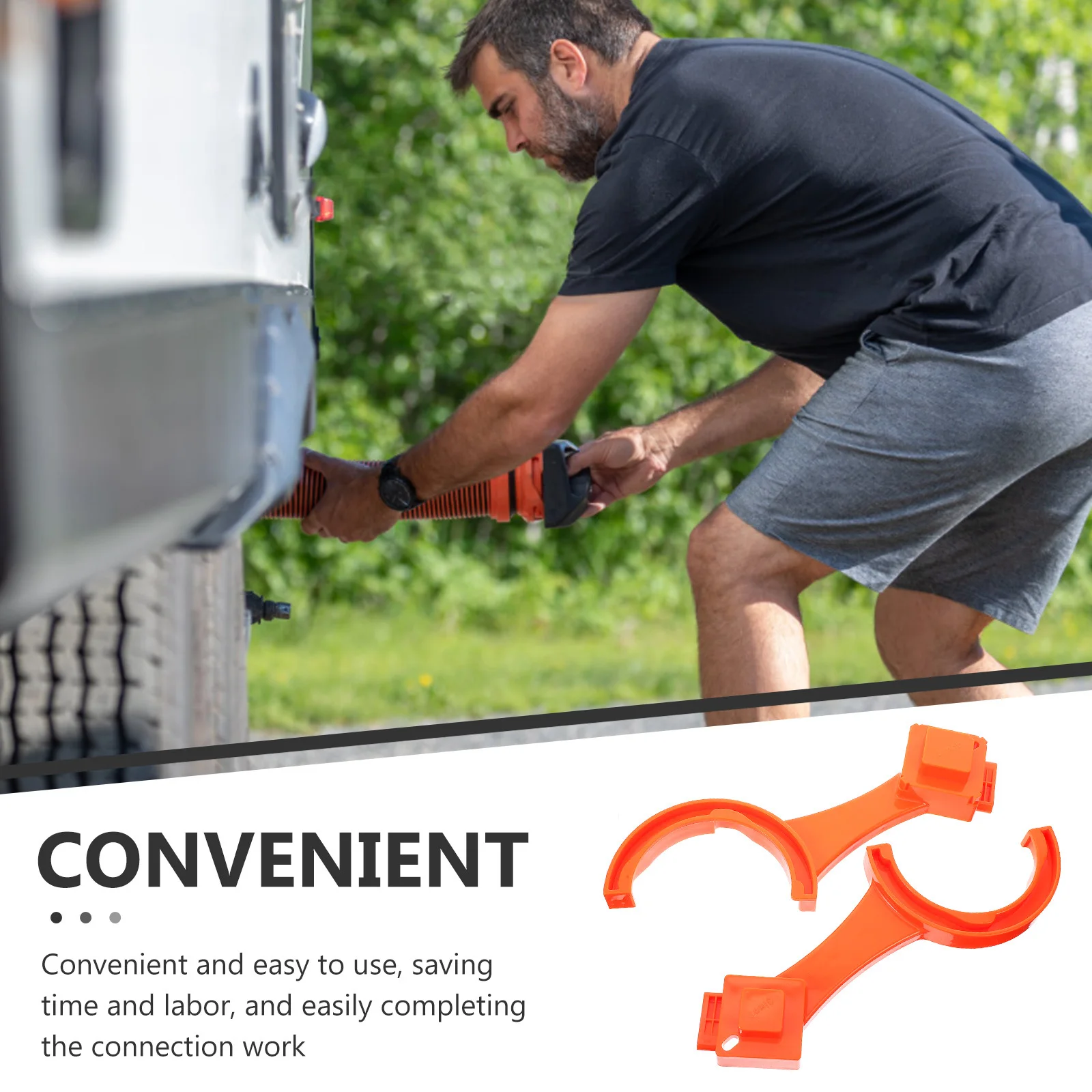 

2Pcs Rv Sewer Hose Wrench Durable Construction for Long Lasting Use Rv Sewer Hose Wrench Travel Trailer Accessories