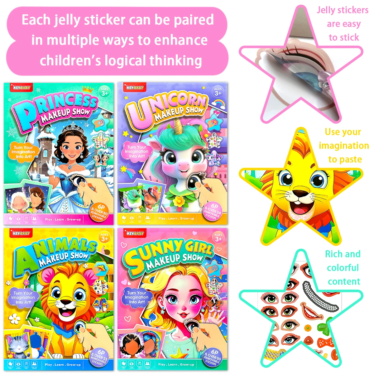 كتاب ألعاب مكياج الأطفال الإنجليزي