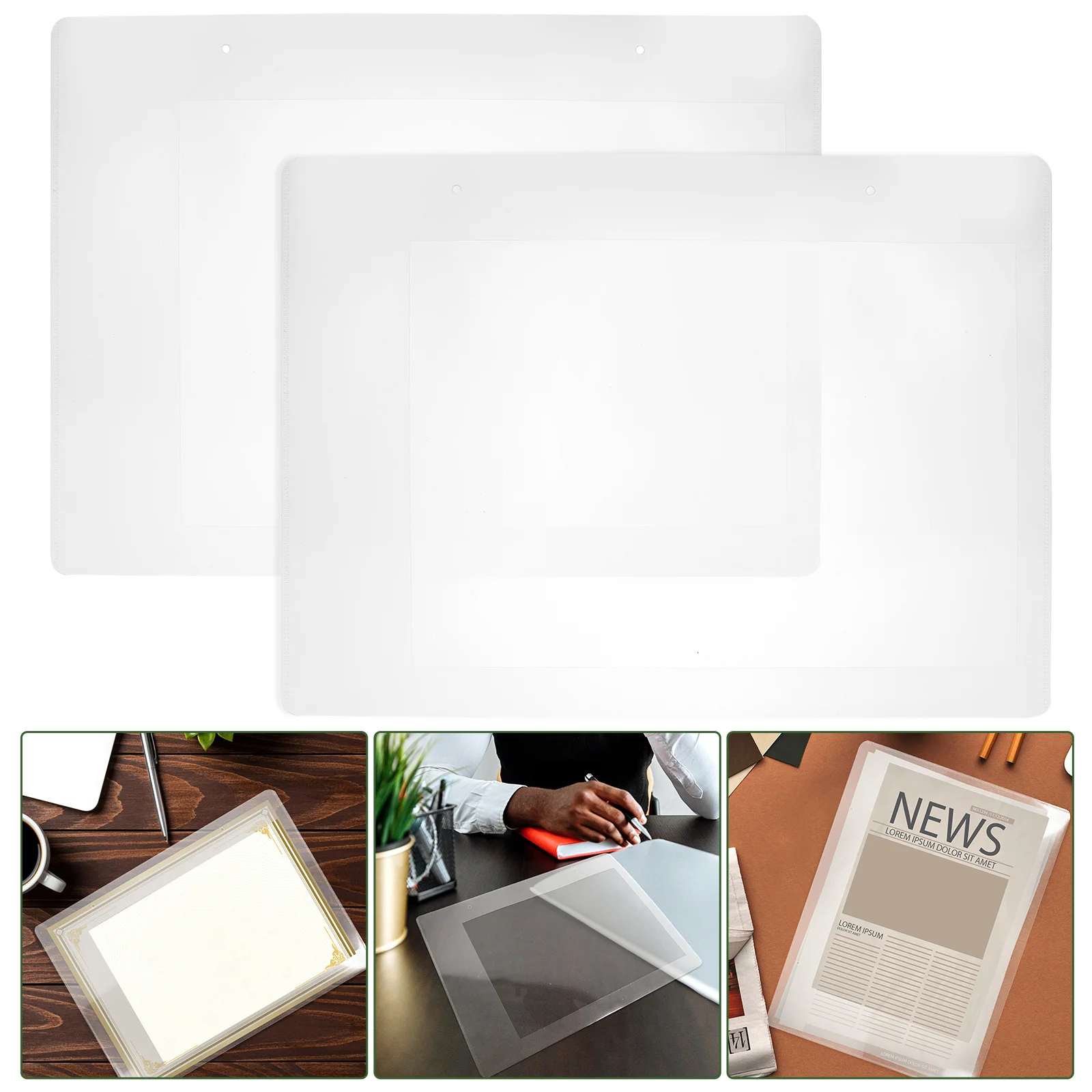 

2 шт. папка для документов практичная папка для файлов органайзер для хранения бумаги для офиса, школы, держатель для документов