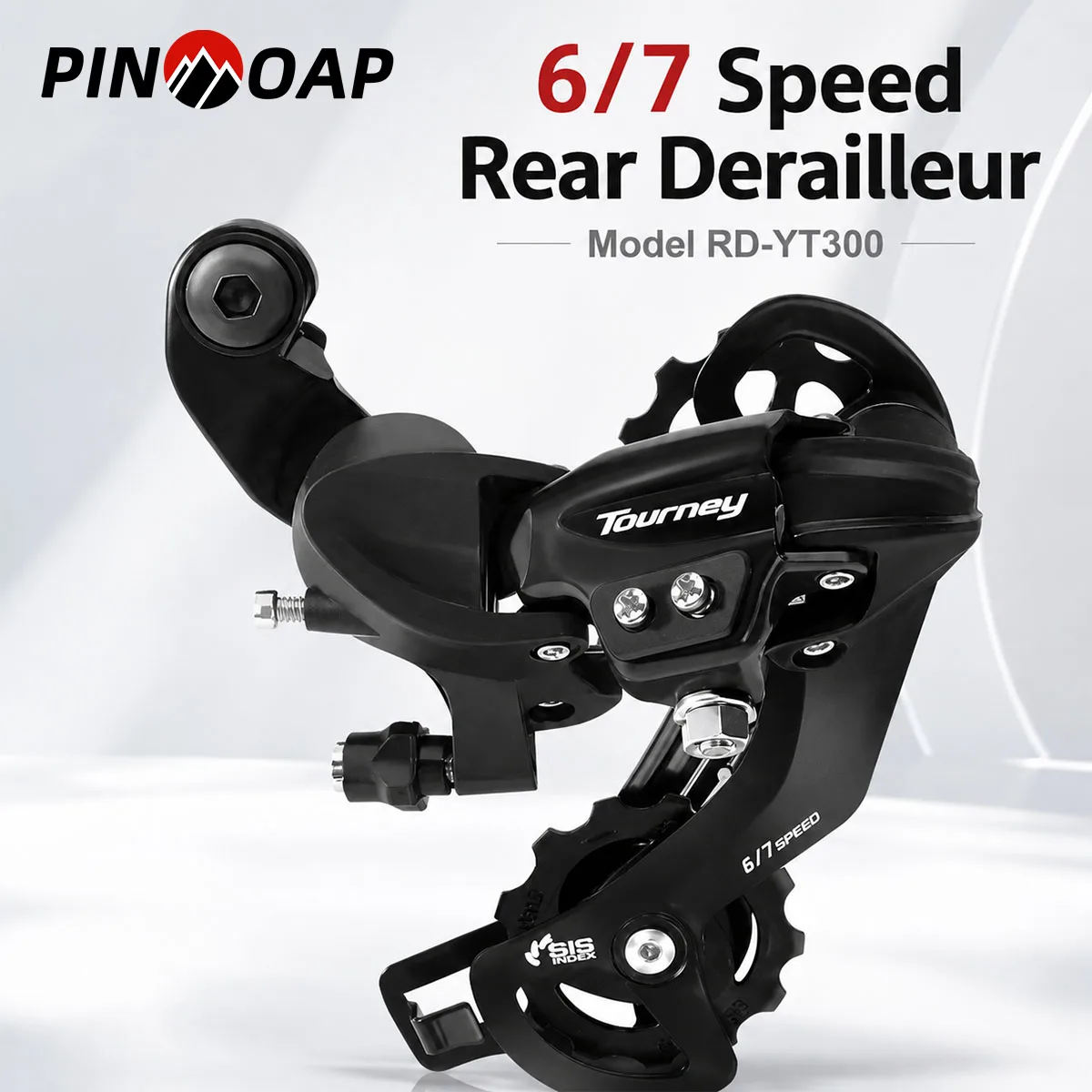PINMOAP 1PC Dérailleur arrière de vélo, levier de vitesses, changeur de vitesse, pièces de rechange durables pour transmission de VTT et vélo de route, accessoires