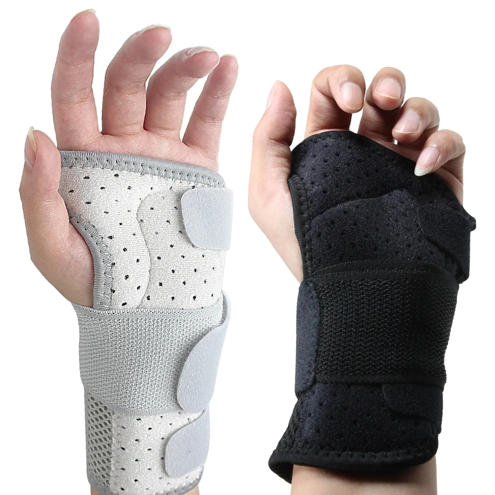 1pc Elastic Adjustable Wrist Brace Hand Support Splint for Arthritis Tendinitis Pain Relief Assisted Recovery,Hand Protective