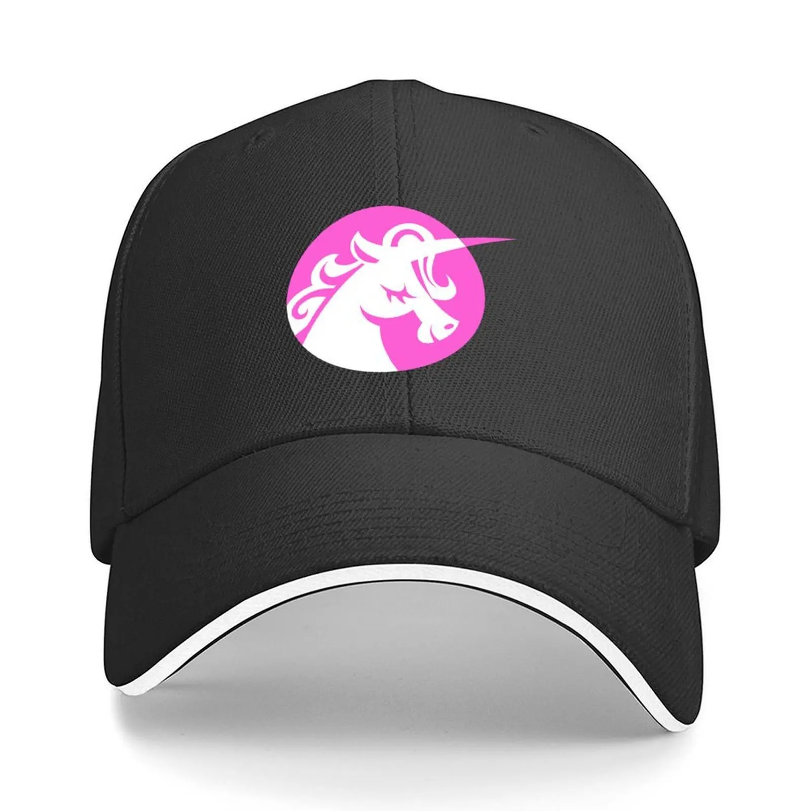 

Pink Unicorn Cafe Logo Baseball Cap sun caps Sun Cap fishing hat Luxury man cap Women Caps Men's