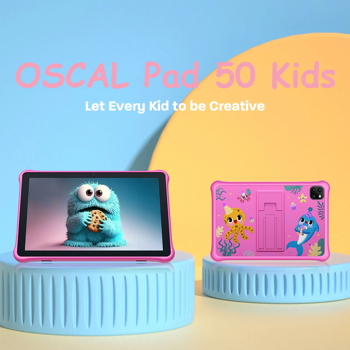 Blackview Oscal Pad 50 kindertablet 10,1 inch 800*1280 HD-scherm 5100 mAh Lange batterijduur A133P CPU Android-tablet