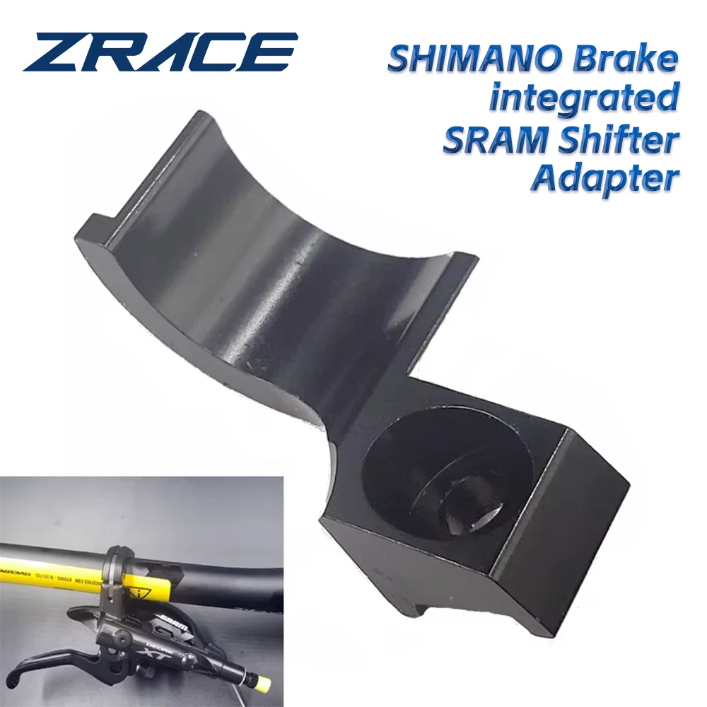 ZRACE XTR / XT / SLX / DEORE I-SPEC II Integrierter MatchMaker-Schalthebeladapter für Bremsen, 2 in 1, AL7075, 4,5 g – Detail 1