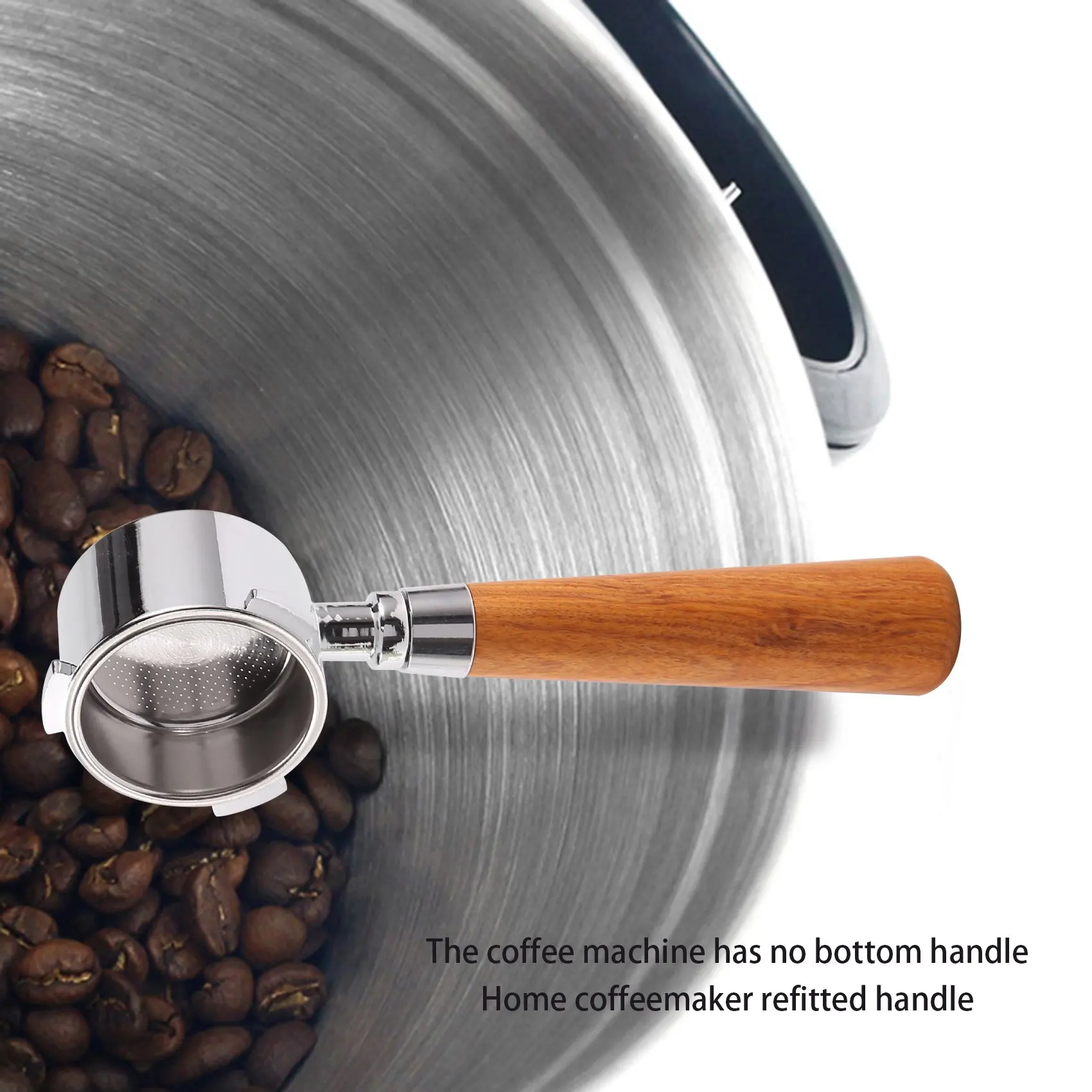 

Coffee Bottomless for EC680/EC685 Filter 51MM Stainless Steel Replacement Filter Basket Coffee Accessories