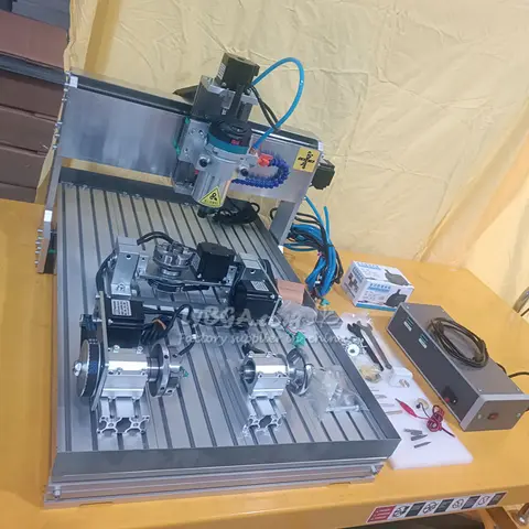 5 Axis CNC Engraving Machine Metal PCB Milling Drilling Carving with Water Tank 6040 3040 3020 Desktop Engraver