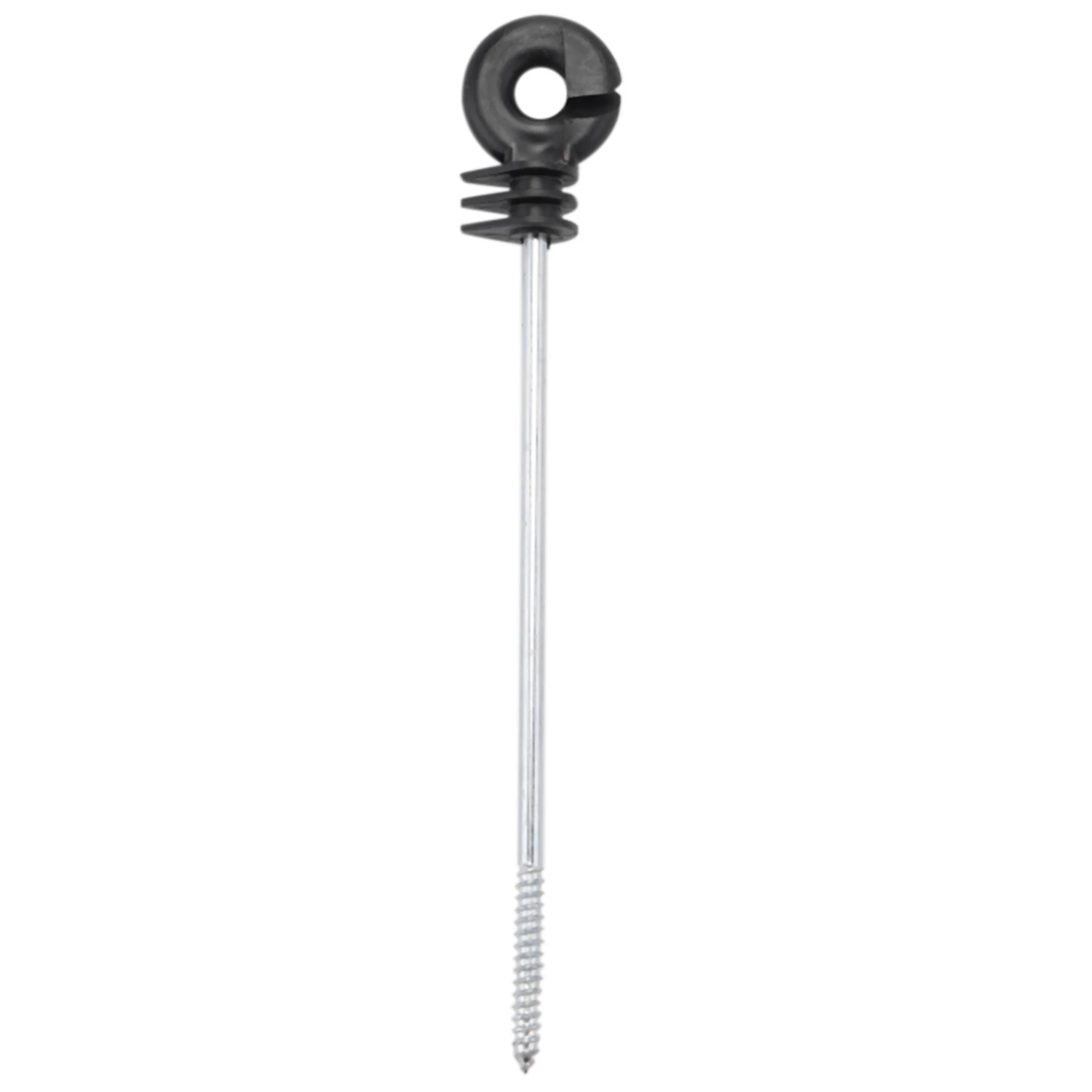 

ABUP-25 PCS Electric Fence Distance Insulators, Plastic Ring Insulators Long Distance Screw For Wooden Post