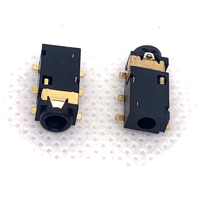 10pcs/lot NEW 2.5mm Female Audio Connector 6 Pin SMT SMD Stereo Headphone Jack Socket PJ-242 Wholesale