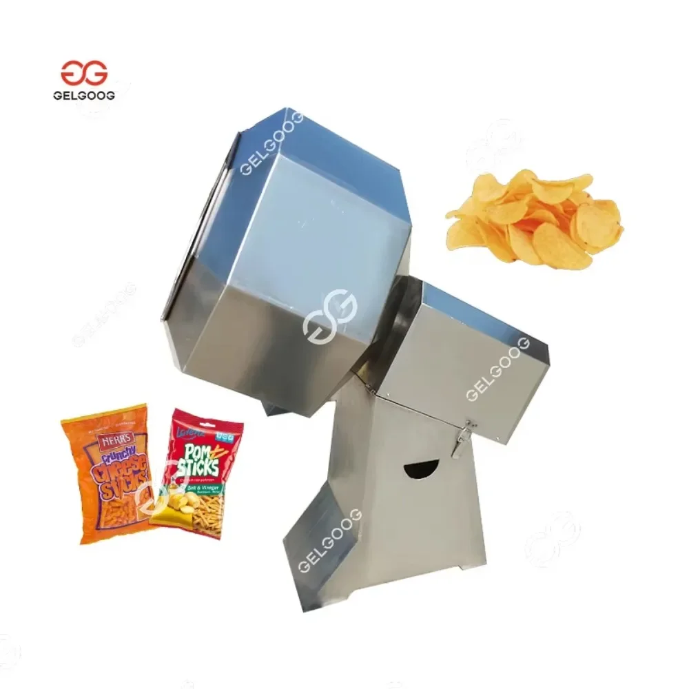 

Commercial Automatic Octagonal Animal Feed Pellet Potato Chips Fried Peanut Nut Snack Seasoning Machine Food Flavoring Mixer