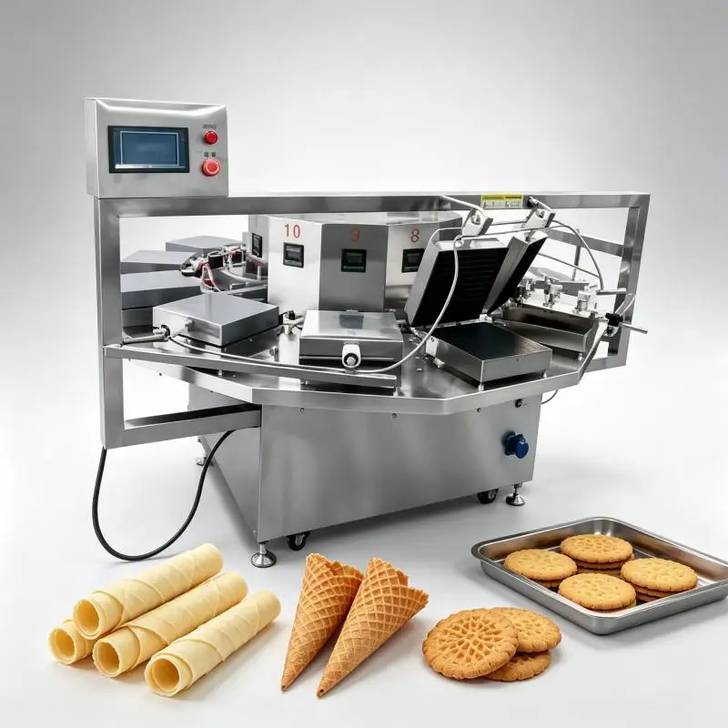 Commercial Egg Roll Maker Automatic Heating Egg Roll Production Machine Stainless Steel Food Processing Equipment