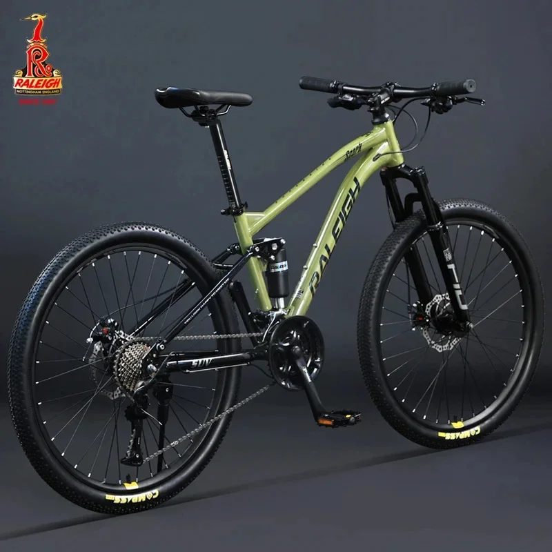 Full suspension Soft tail Mountain bike Wire pull disc brake High carbon steel frame 24/26/29inch 24/27/30speed Outdoor bicycle