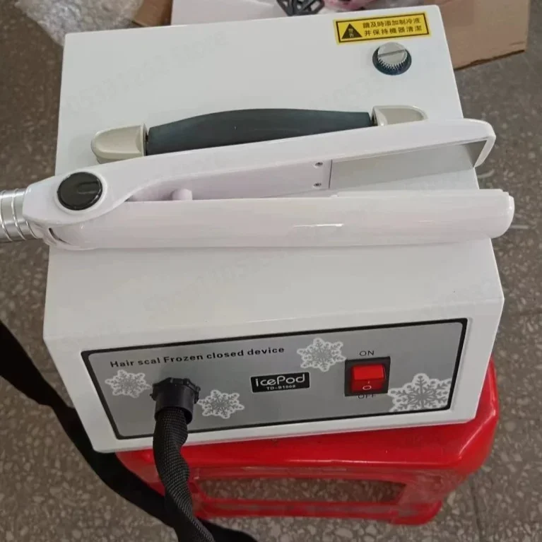 Ice Cold Hair Care Machine Frozen Nutrient Hair Straightener for Salon Sealing Wax Treatment Hair Iron for Repair