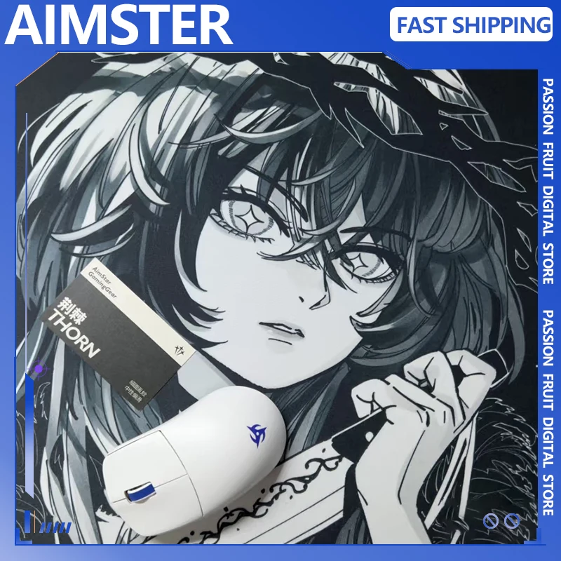 

Коврик для мыши Aimstar Thorn для киберспорта Smooth Fps, игровой коврик для мыши 3,5 мм, нескользящий коврик для мыши, игровые аксессуары, индивидуальный коврик для мыши, подарок