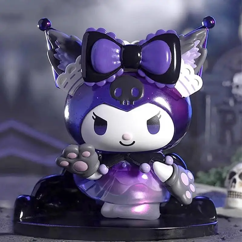 Sanrio Karakter Perifere Kuromi Weerwolf Serie Blinde Doos Speelgoed Desktop Ornamenten Kamer Decoratie Verjaardagscadeau