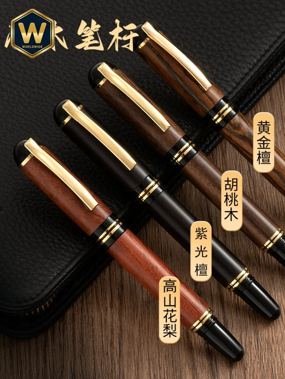 Log Pen Body Extra Heavy Hand Polished Large Iridium Fountain Pen Premium Calligraphy Writing Pen Easy to Show Stroke  Regular