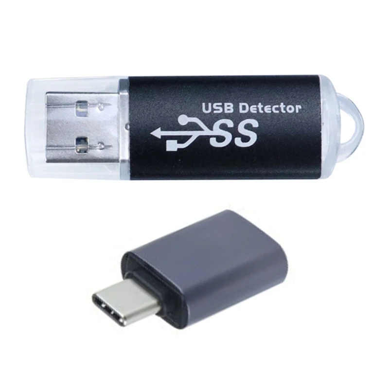 

USB-тестер 896F Интерфейсы USB3.1/USB3.0/USB2.0 Функция измерения мощности Измеритель мощности Дополнительный адаптер TypeC