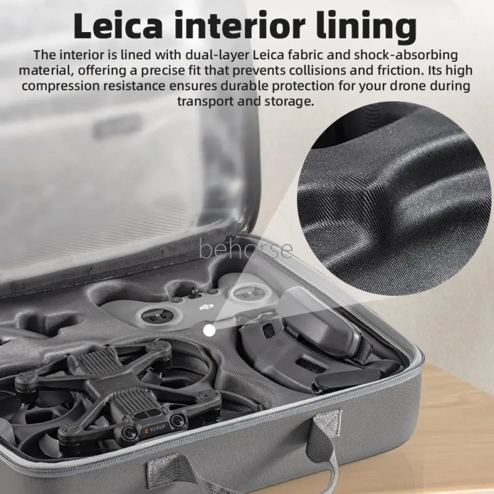 Powerwin Portable Storage Bag for DJI Air 3S/Air 3/Avata 2 Shockproof Protective Shoulder Case for DJI Air 3S Drone Accessories