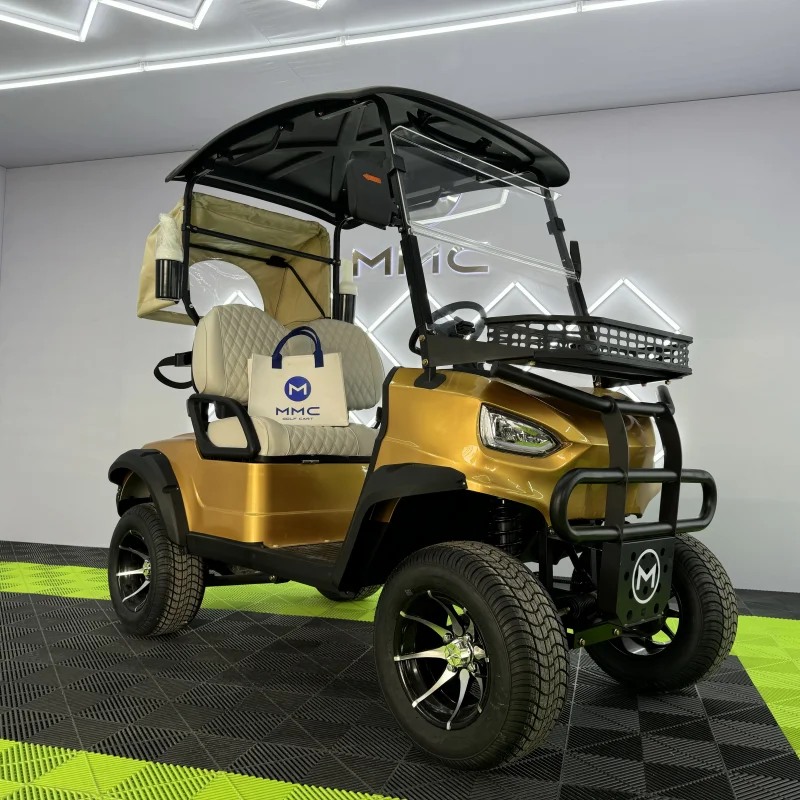MMC Beloved Stylish 4 Wheels 72 V Lithium Battery Golf Buggy 2+2 4 Seats 4X4 Off-Road Customize Colors Electric Golf Car