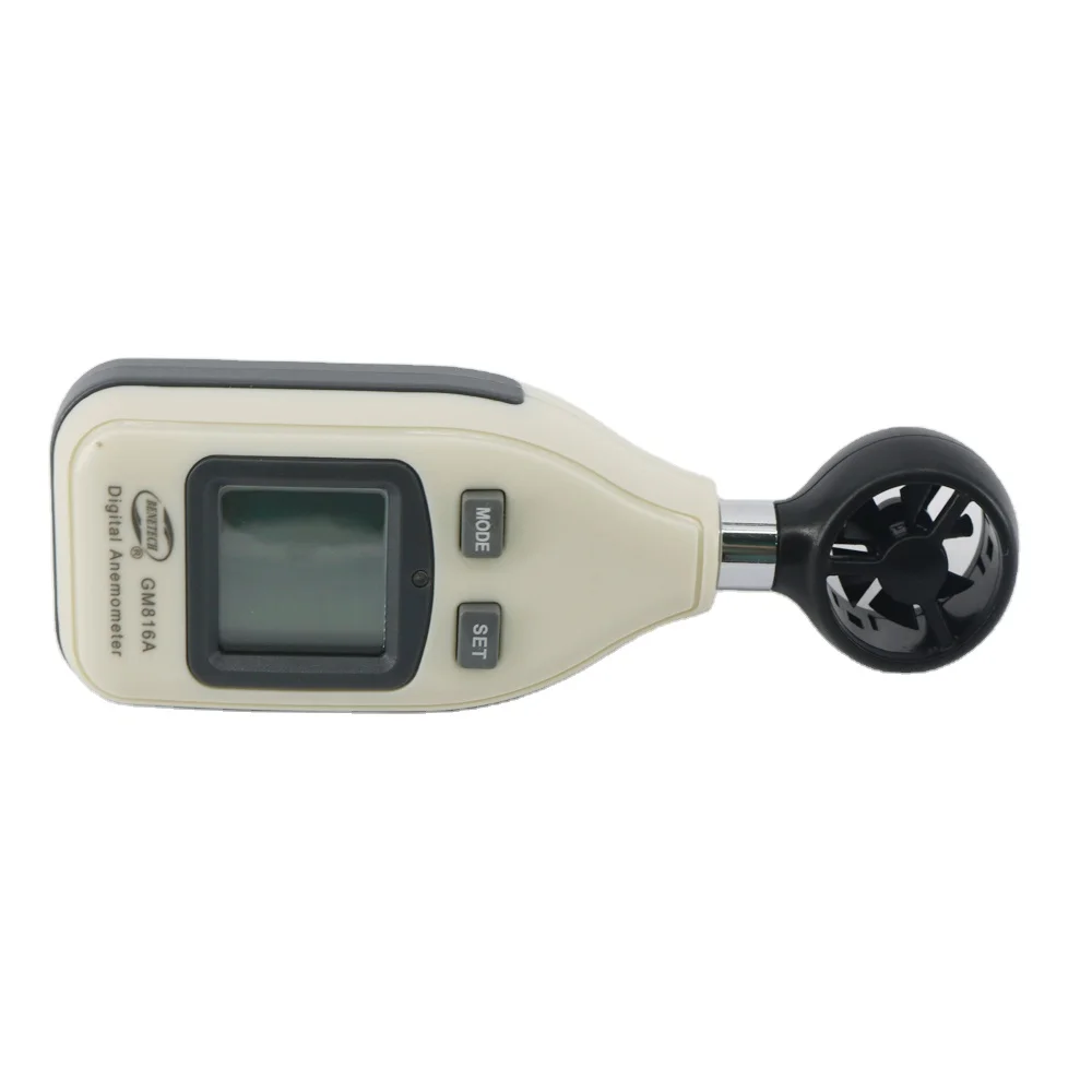 YYHC- Digital Anemometer Air Velocity Meter Wind Speed Meter with Temperature Function Range 0~30M/s