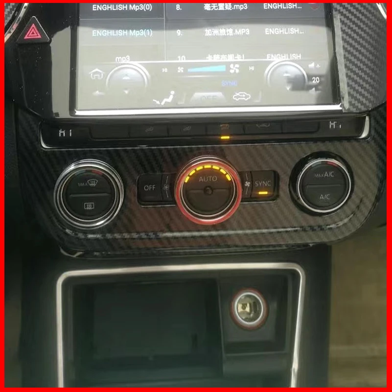 

Car Styling For Volkswagen VW Tiguan 2009-2016 Air Conditioning Adjustment Panel Decorative Frame Cover Trim Auto Accessories