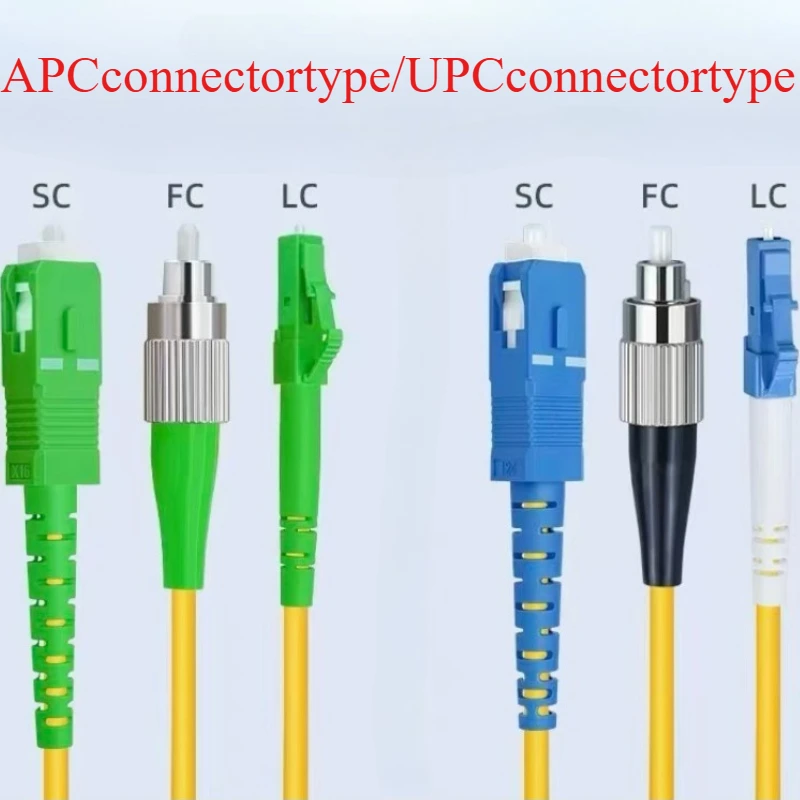 LC/SC/FC/ST APC/UPC Fiber Optical Patch Cable Single Mode Simplex 3.0mm 9/125um LSZH OS2 Fiber Optic Cord 1m/3m/5m/10/15m/30m