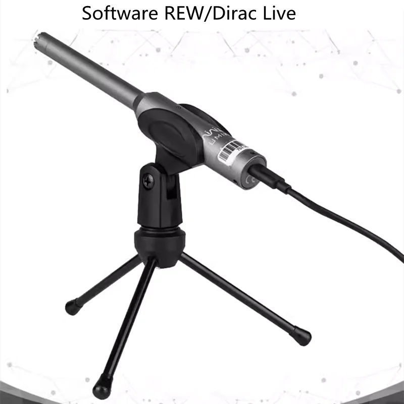 MiniDSP-Micrófono de prueba de ruido de campo de sonido UMIK1, medición de acústica ambiental, USB, calibración tipo C, UMIK-1