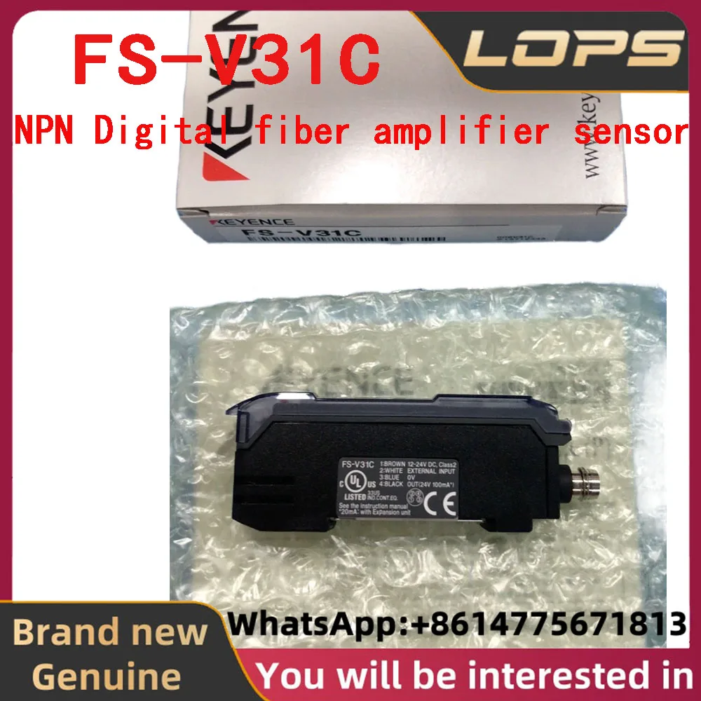 FS-V31C New Original KEYENCE NPN Digital fiber amplifier sensor In stock, welcome to consult