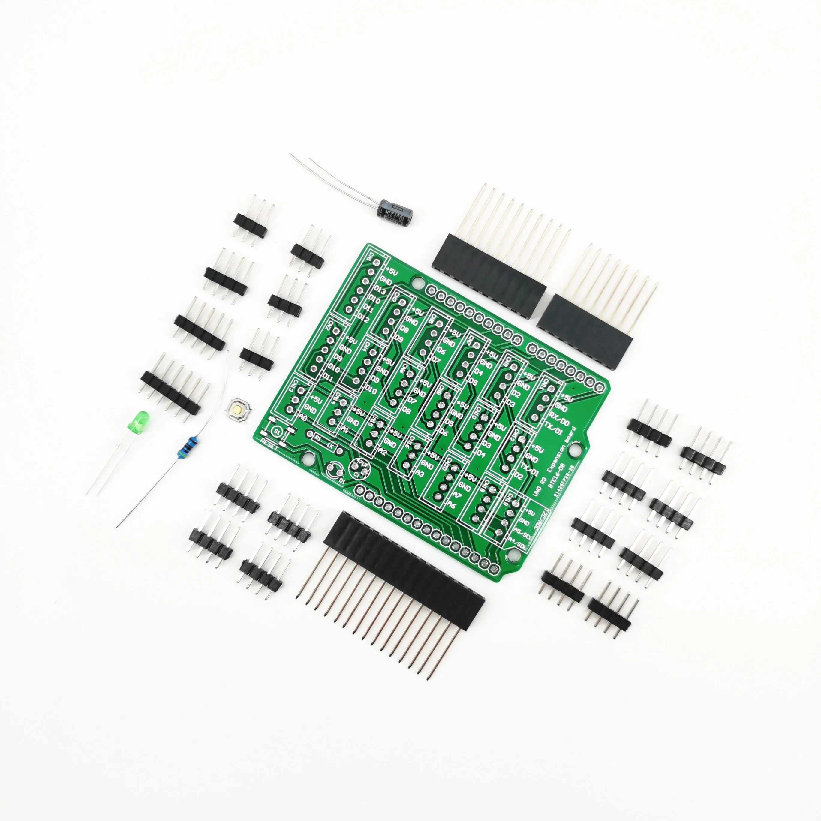 I/O Extension PCB for ATMega328P UNO R3 Board DIY Model:BTE16-08