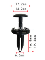 100PCS AUTO Push Type Retainer Clip For GM Trucks 1999-On For Jeep Liberty 2002-On For Chry 6506008AA 15149708 Car Clips