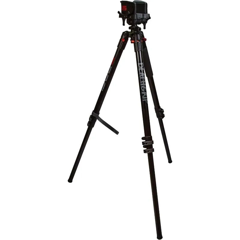 Christmas.DeathGrip Tripod with Durable Frame, Lightweight, Stable Design, Bubble Level, Adjustable Legs, Shooting Rest, and Han