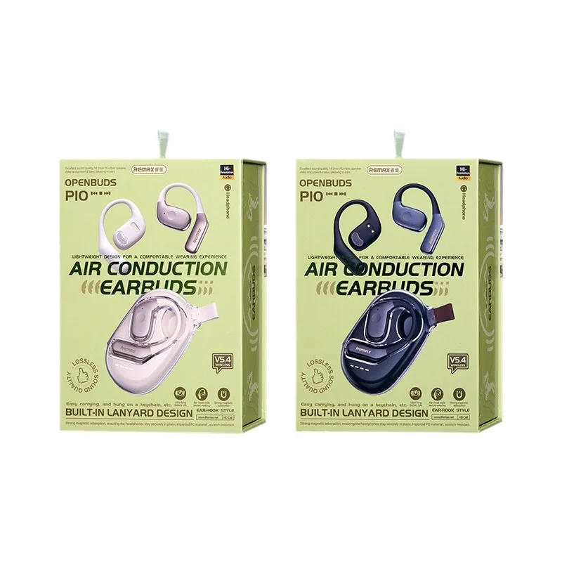 REMAX OpenBuds P10 - Auricolari Bluetooth wireless a conduzione aerea, comfort non in-ear con trasmissione direzionale