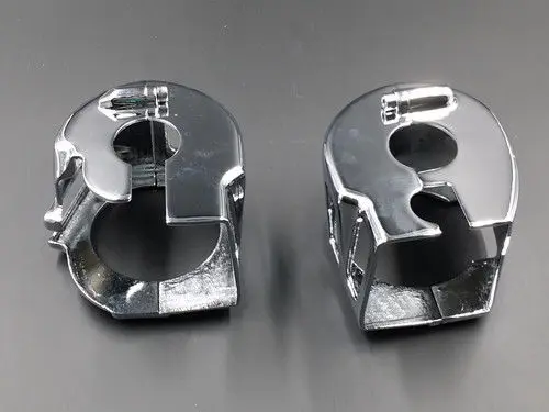 CHROME BILLET SWITCH HOUSING COVERS for Kawasaki Vulcan 2000 900 VN VN900 VN2000