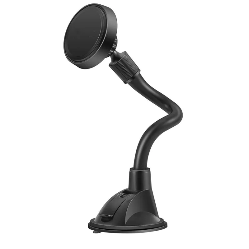 

360° Rotation Sucker Magnetic Phone Holder Windshield Gooseneck Mount Flexible Arm Holder Strong Suction Cup Base For iPhone