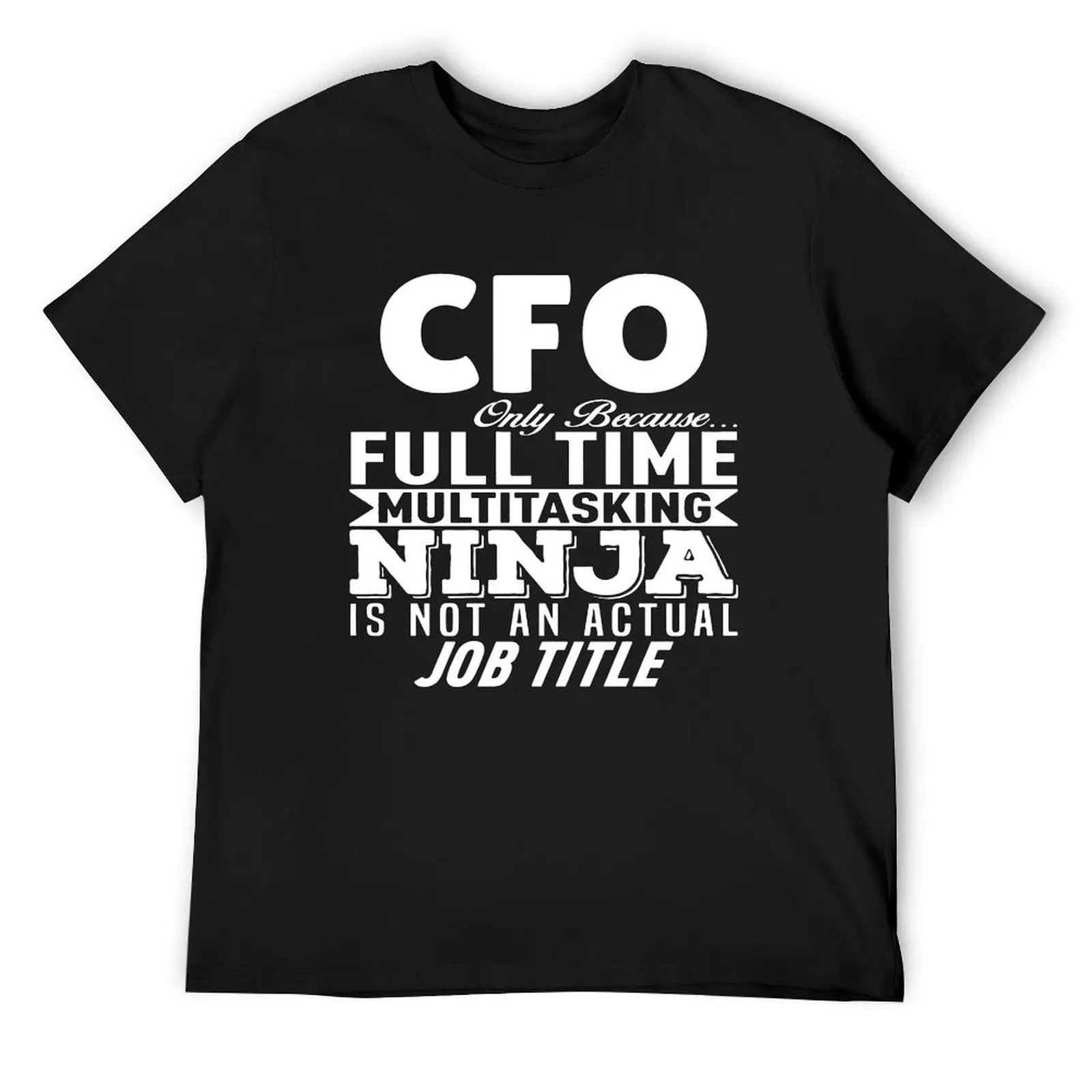 

Футболка CFO Multitasking Ninja, блузка, простая уличная футболка большого размера для мужчин