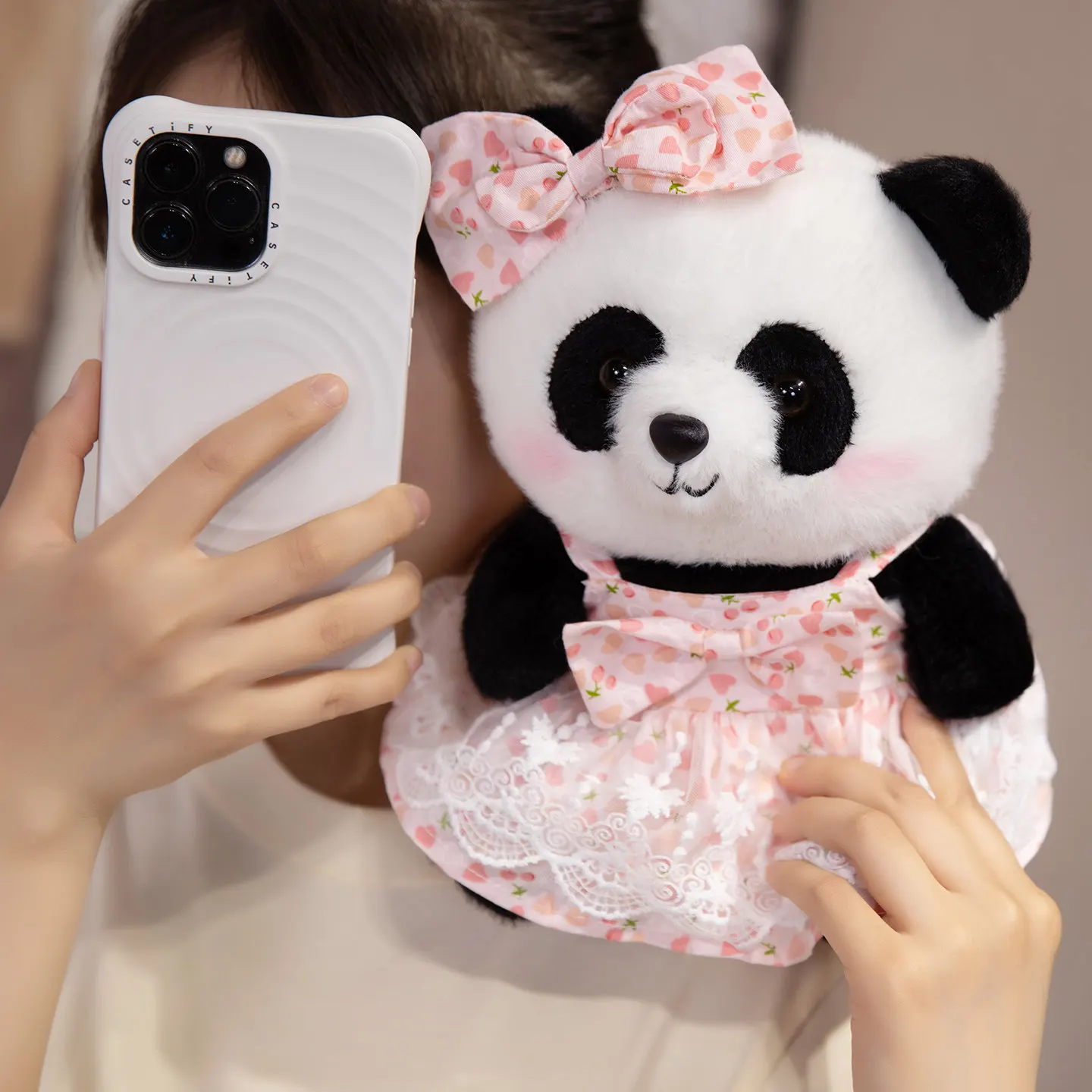 

Panda Colorful Dress Series Soft Cute Fun Gift Home Decoration Cushion Hug Pillow Good Quality Cost-Effective Bed Sofa Office