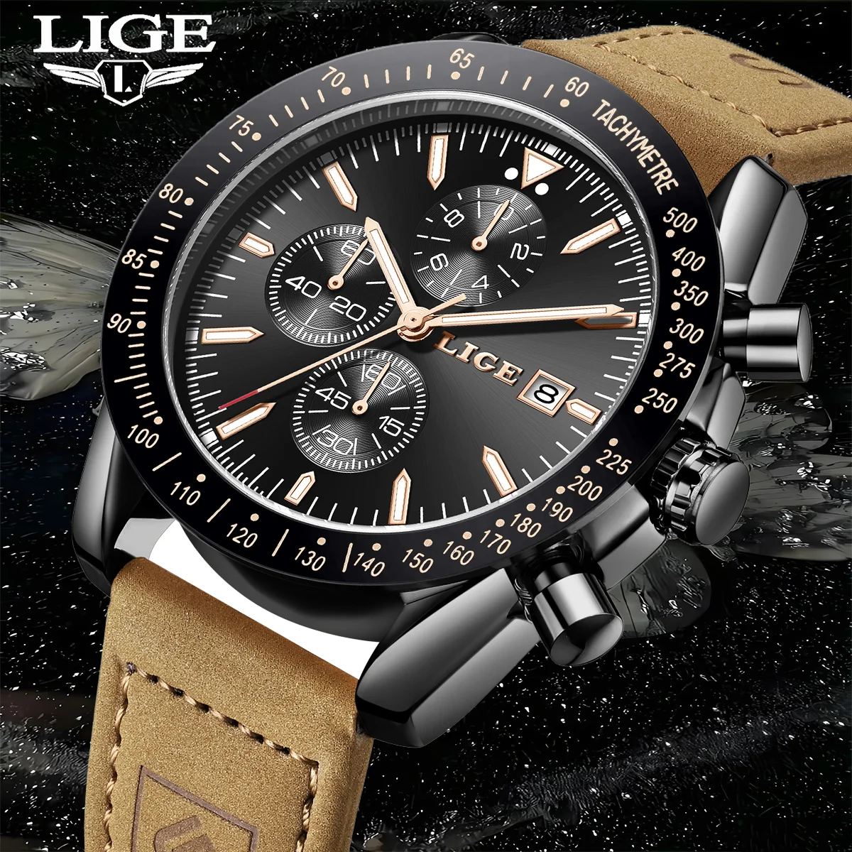 

LIGE мужские часы лучший бренд класса люкс полностью стальные деловые кварцевые часы мужские повседневные водонепроницаемые спортивные часы Relogio Masculino