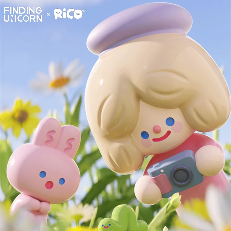 Rico Happy Picnic Together Series Blind Box, Mystery Box, Spring Go Picnic, Cute Anime Action Figure Toys, Girl Birthday Gift