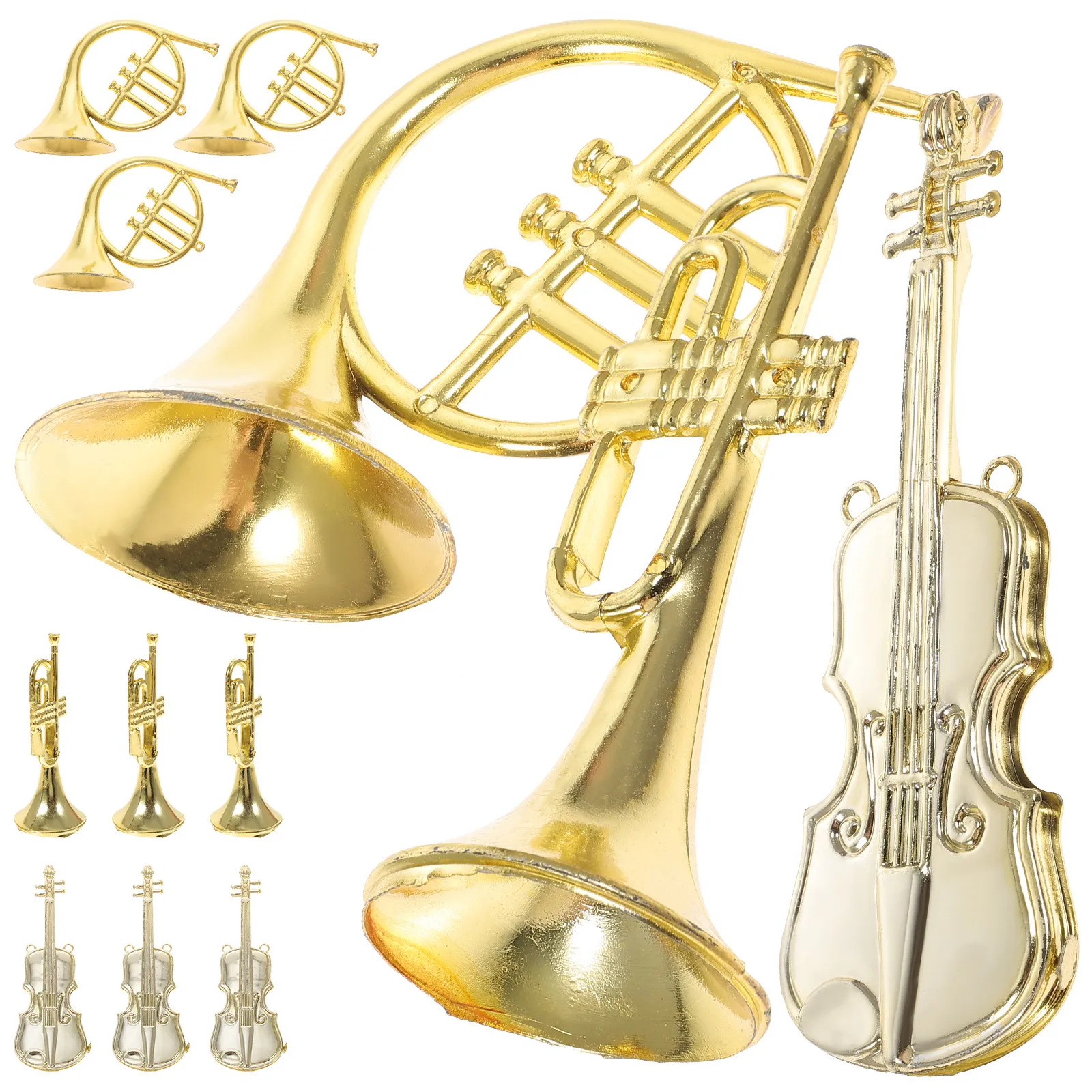 12 Pezzi di Strumenti Musicali - Musical Instrument Xmas Ornaments recensione e prezzo