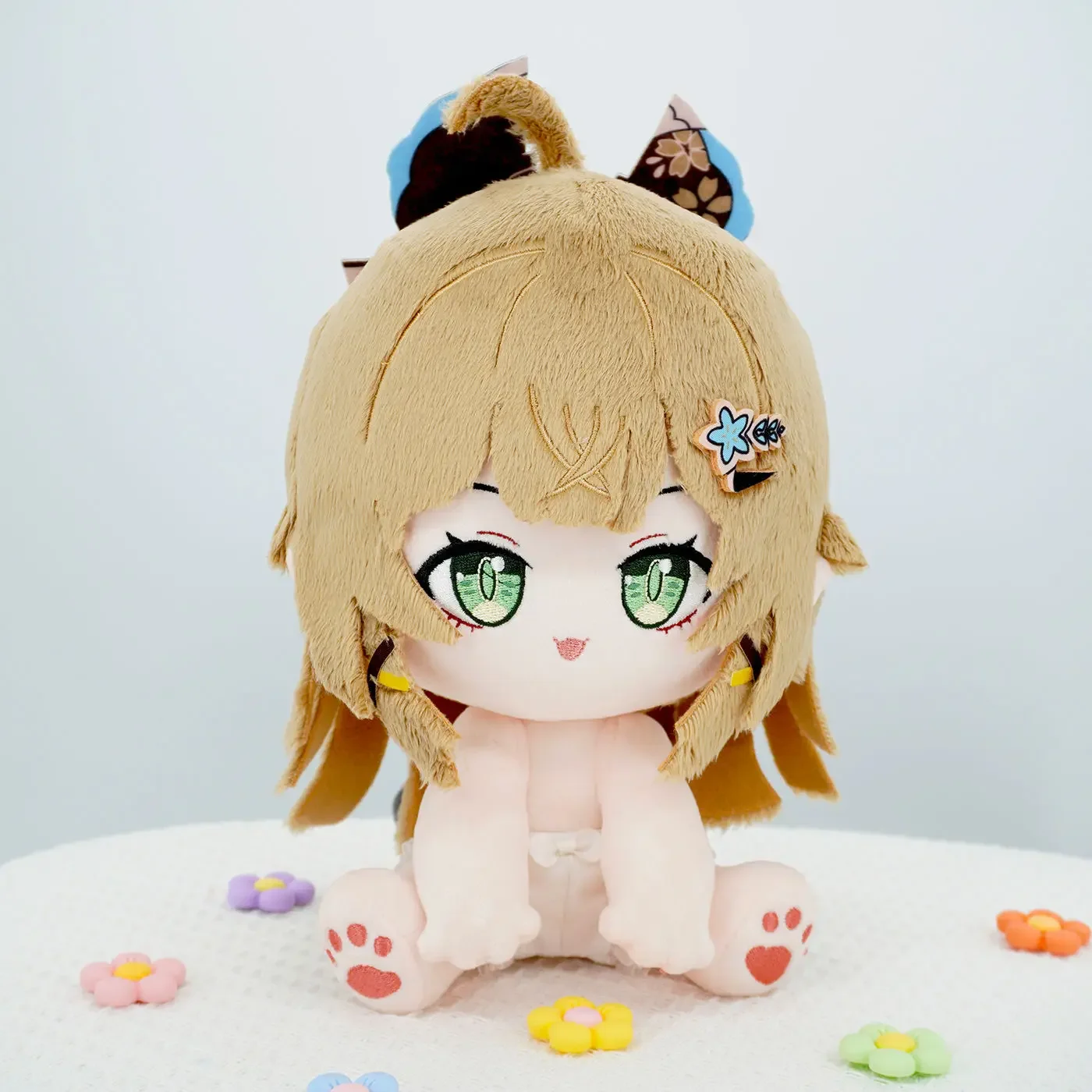 

Мягкая игра Genshin Impact Kirara, 20 см, плюшевая кукла со скелетом, игрушки для коллекции фанатов, плюшевый подарок на день рождения