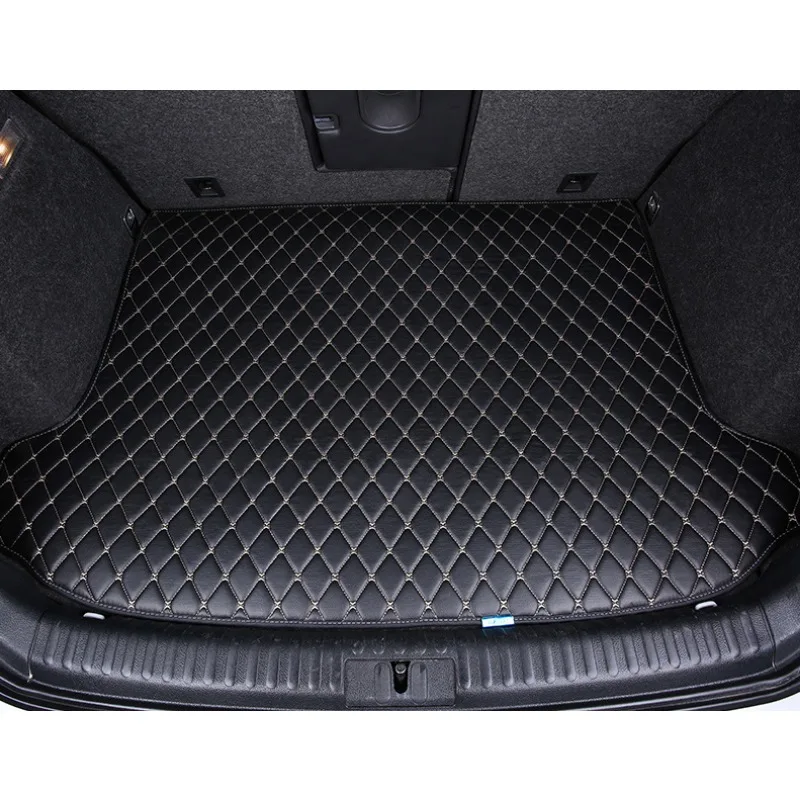 Custom Car Trunk Mat Liner Cargo Carpet Pad Fit For Volkswagen VW Tiguan Passat Variant Phideon Multivan Interior Accessories