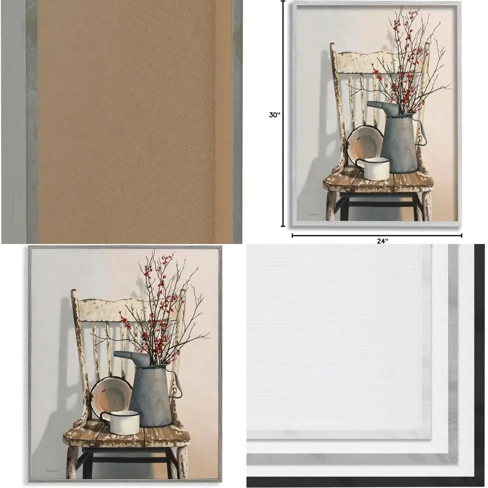 

Cecile Baird's Vintage-Style Rustic Neutral Art: Framed Giclee Painting